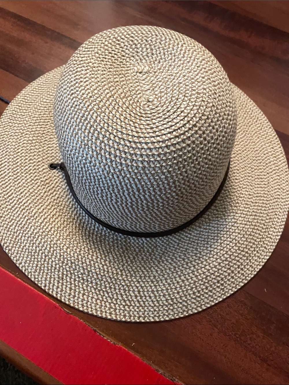 SOLAR ESCAPE Tightly Woven Hat with Adj fit and Chinstrap OS